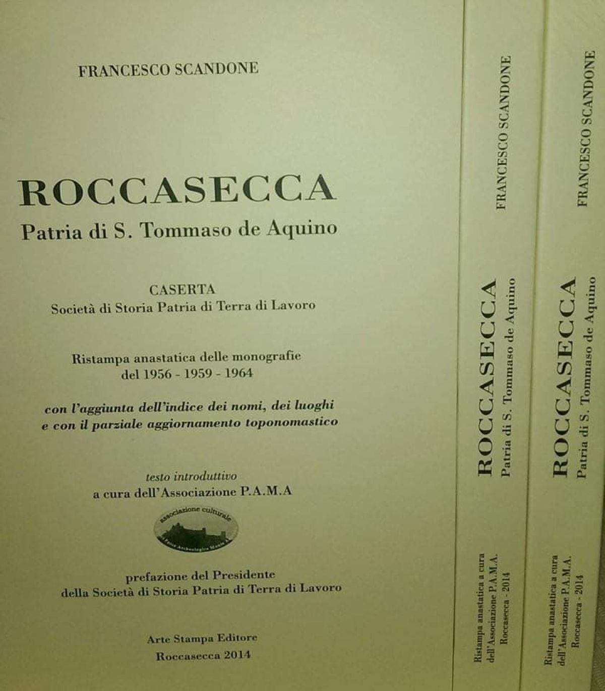 Ristampa di "Roccasecca Patria di S. Tommaso de Aquino"